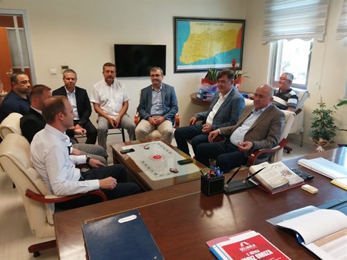 Çanakkale Milletvekili Sn.Ayhan GİDER'den  Kaymakam SAK'a Hayırlı Olsun Ziyareti